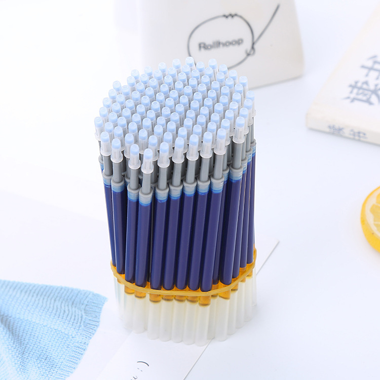 Bút Bi ɡel bấm màu trắng bút ɡel đen viết mực đen bút ɡel bấm ngòi 0.5mm viết trơn mượt phong cách Hàn Quốc