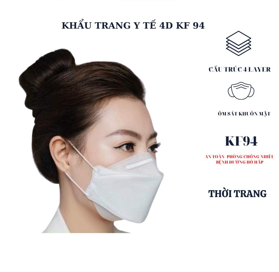 COMBO 5 CHIẾC KHẨU TRANG KF94 CAO CẤP
