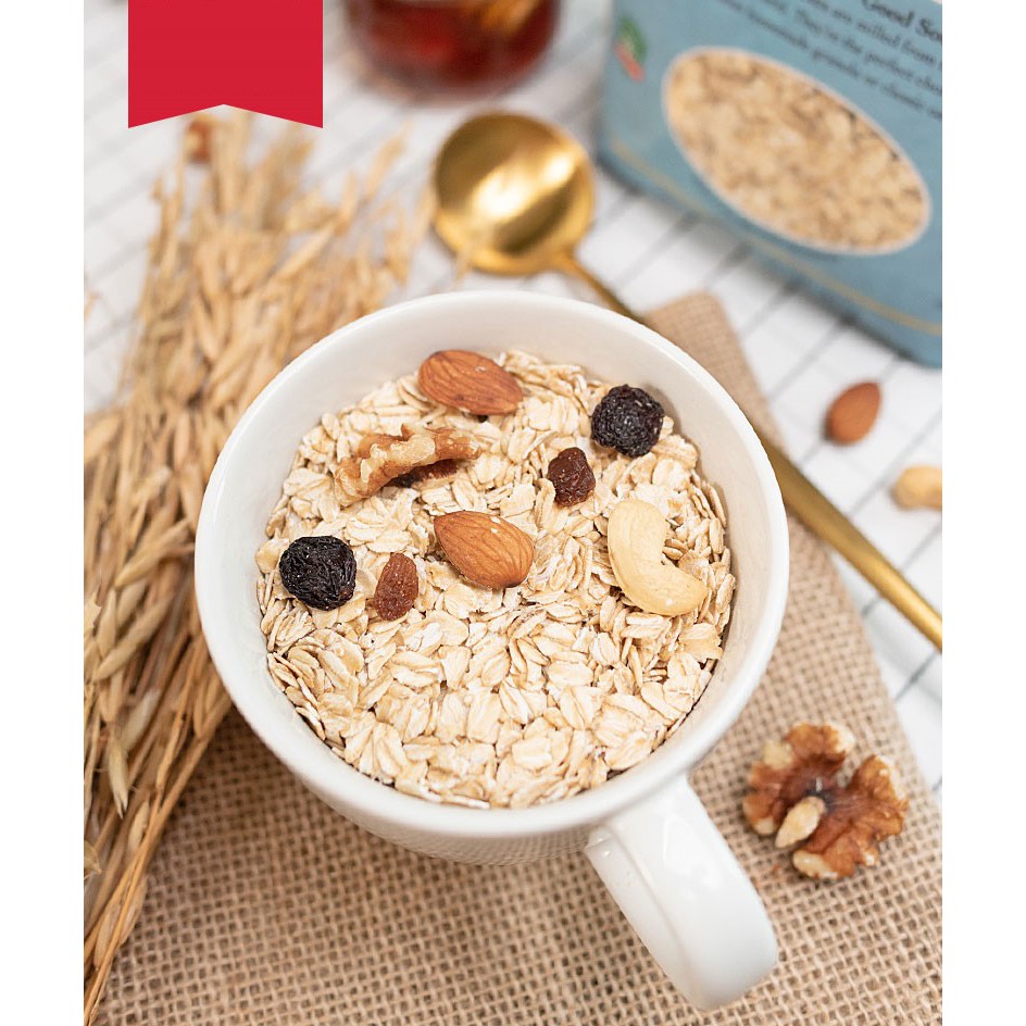 Yến Mạch cán dầy Bob's Red Mill - Rolled Oats extra thick 907g