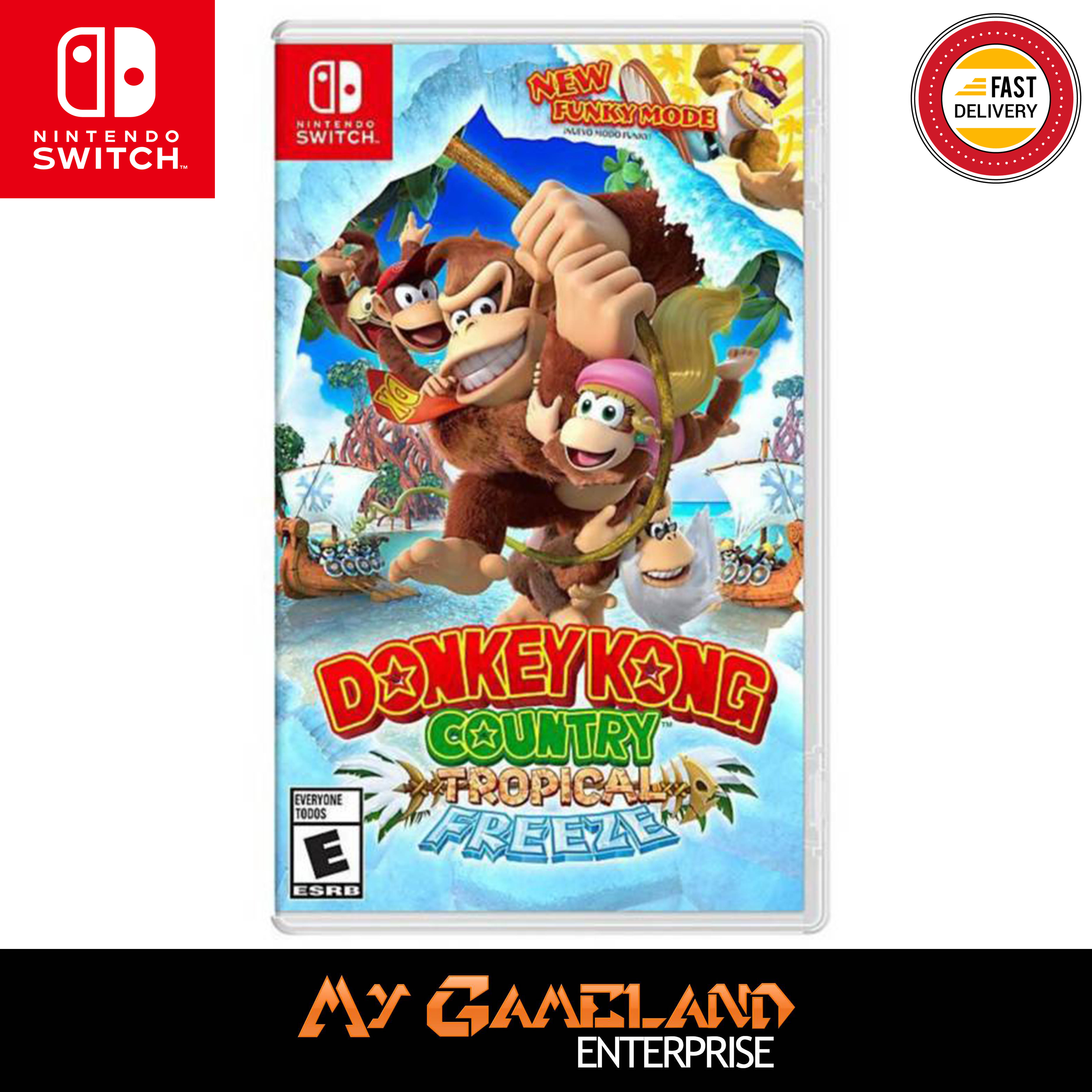 Bevidst Tilfredsstille hoppe Nintendo Switch Donkey Kong Country Tropical Freeze  (US/EU)(English/Chinese) | Lazada
