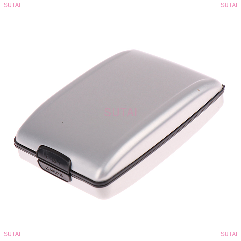 💖SUTAI Ví tiền gửi và rút tiền RFID Ví đựng thẻ tín dụng túi nhôm