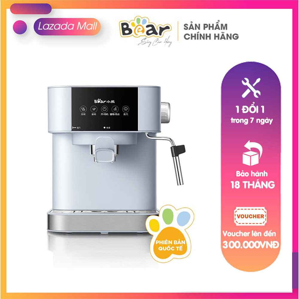 [Chính Hãng] Máy Pha Cà Phê Espresso Bán Tự Động cho Gia Đình BEAR CF-B15V1