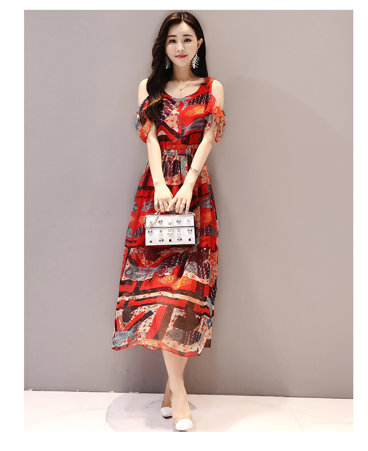 ĐẦM MAXI HOA DUYÊN DÁNG CAO CẤP NGOCTRANSHOP - NT4305