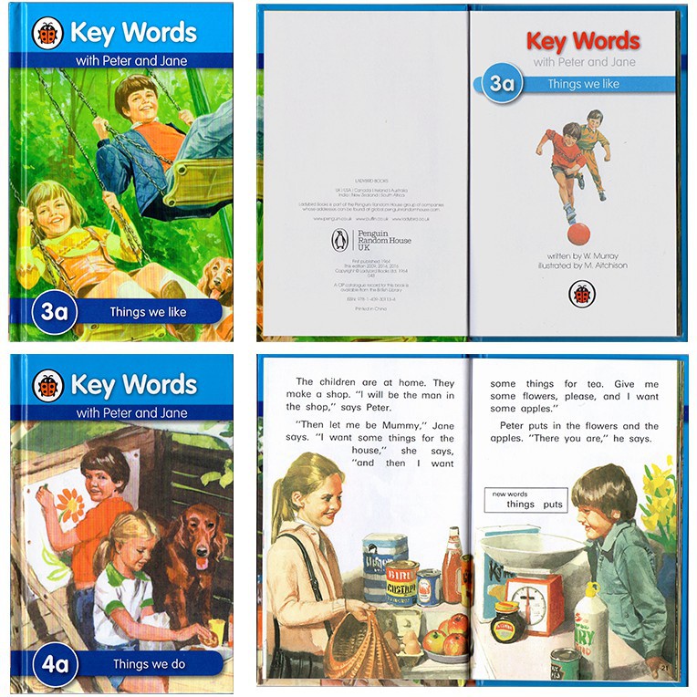 SG] Ladybird Key Words with Peter and Jane Box Set (36 Books