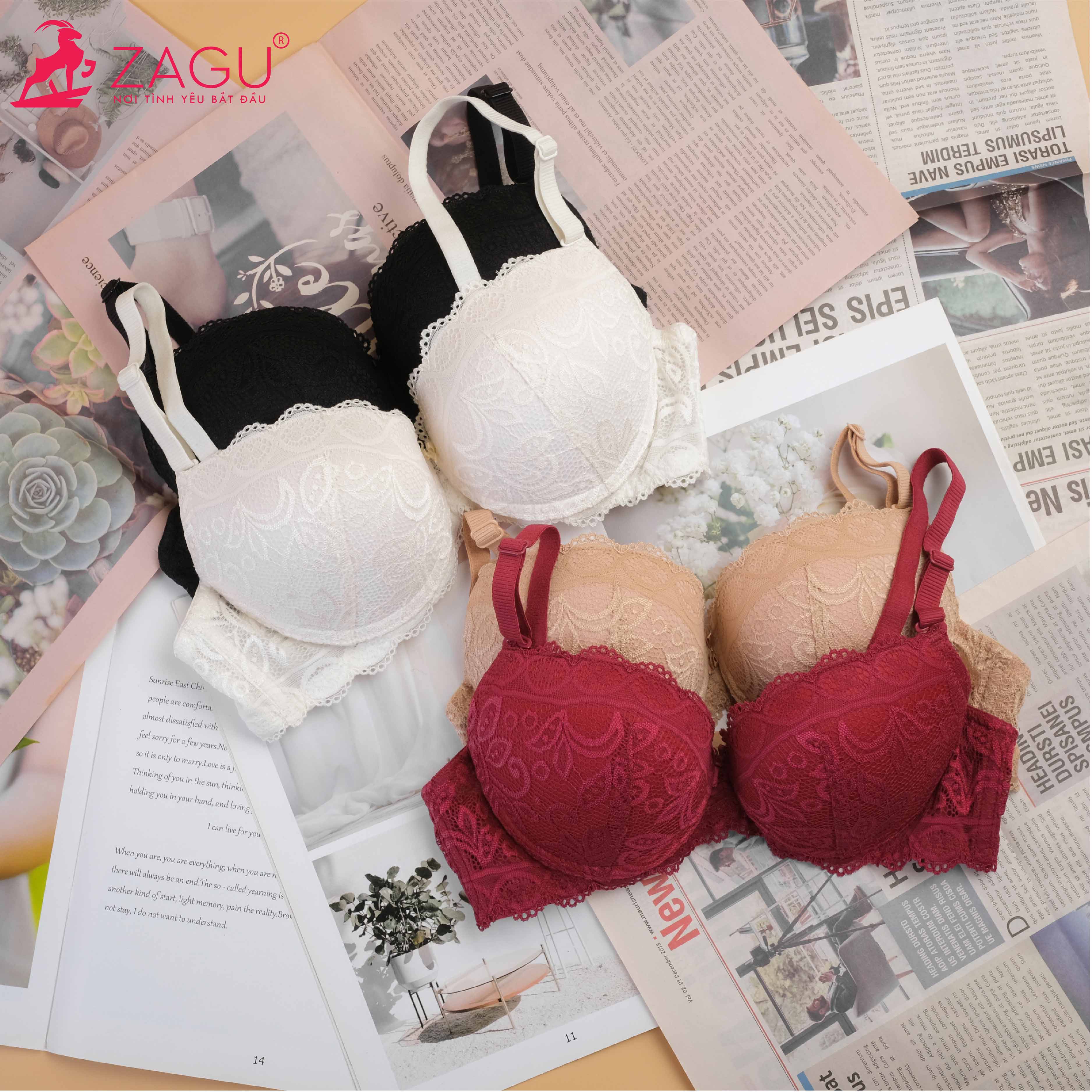 Áo ngực tạo khe ZAGU 6101