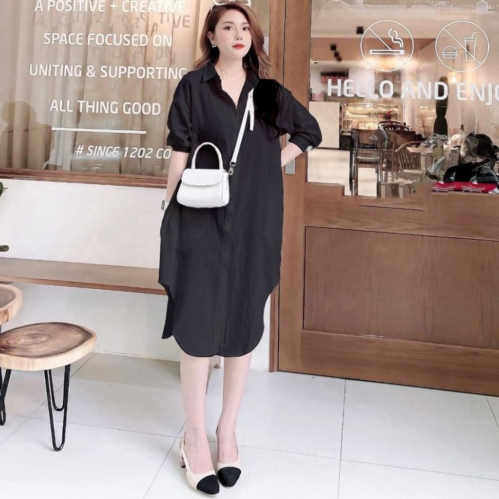 Váy bầu đẹp sang chảnh cho mẹ bầu- Đầm bầu suông thời trang thiết kế cho mẹ bầu