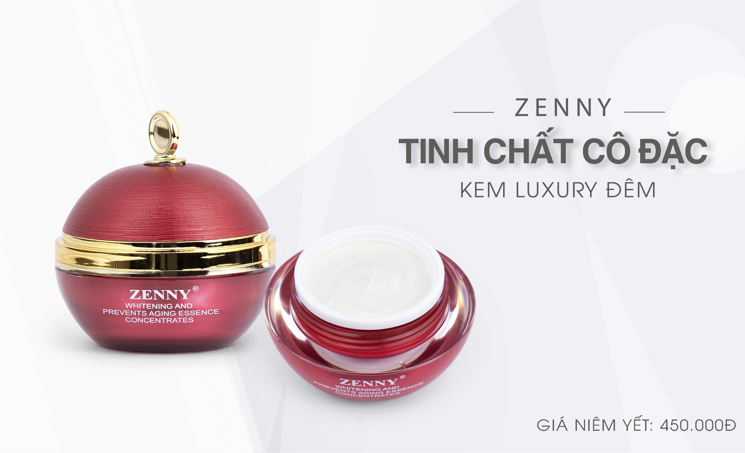 KEM FACE ZENNY LUXURY (MẪU MỚI)- KEM ĐÊM