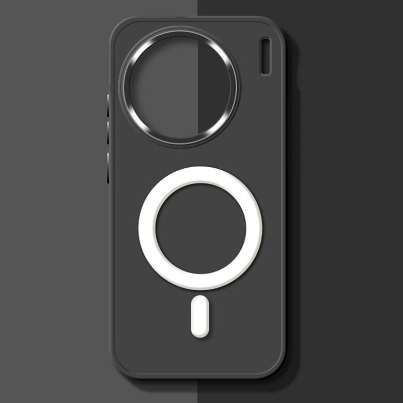 Silicone solid color mobile phone case for vivo x90 x80 x70 pro plus magnetic shell for vivox90 vivox80 x90pro protective cover