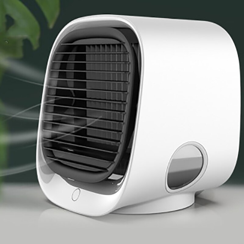 New Air Cooler Fan Mini Desktop portable Air Conditioner with Night Light USB Water Cooling Fan Humidifier Purifier for Summer