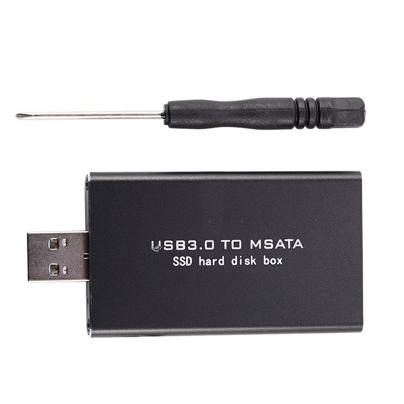 【QUT】-MSATA to USB USB 3.0 to MSATA SSD USB3.0 to MSATA Case