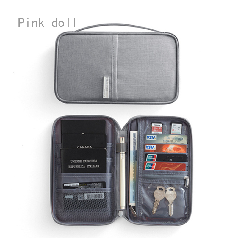 Travel Passport Holder Card Bag Wallet Travel Passport Organizer Waterproof Handbag Holder