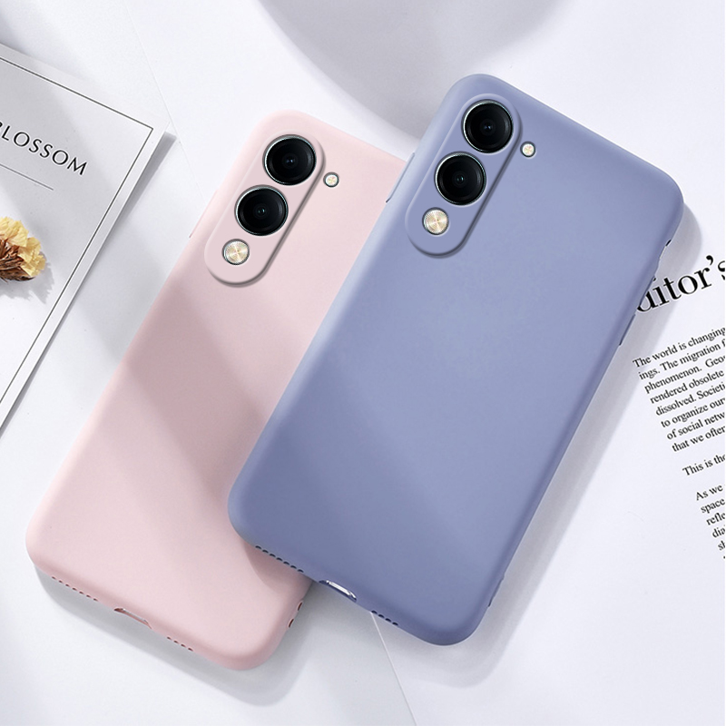 Sroof%20For%20VIVO%20Y04%20Liquid%20Silicone%20Macaron%20Candy%20Color%20TPU%20Falling%20and%20shockproof%20Soft%20Phone%20Case%20Shell%20Protector%20Back%20Cover%20-%20Image%202