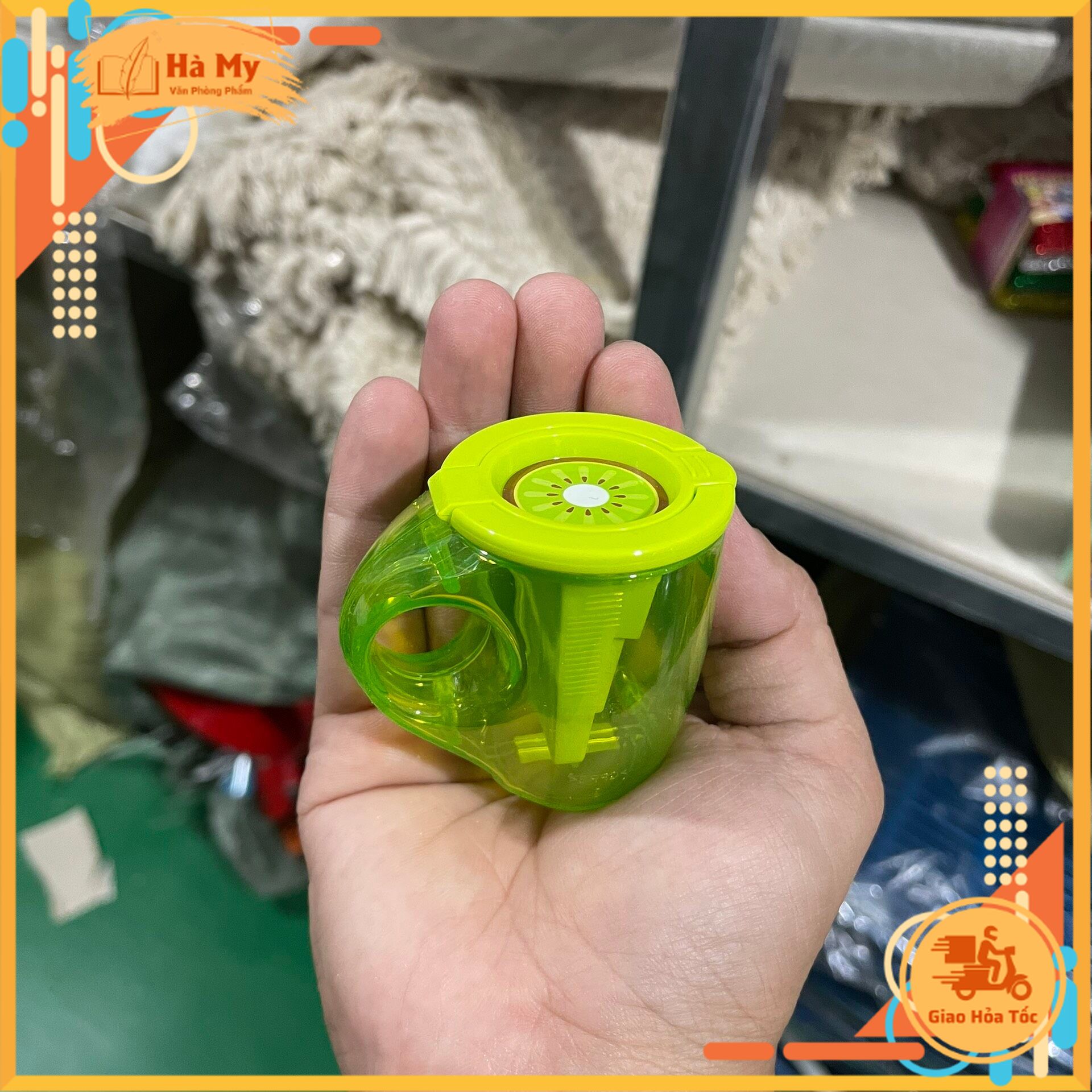 (1 Cái) Gọt bút chì 2 lỗ Hình cốc Deli E0551