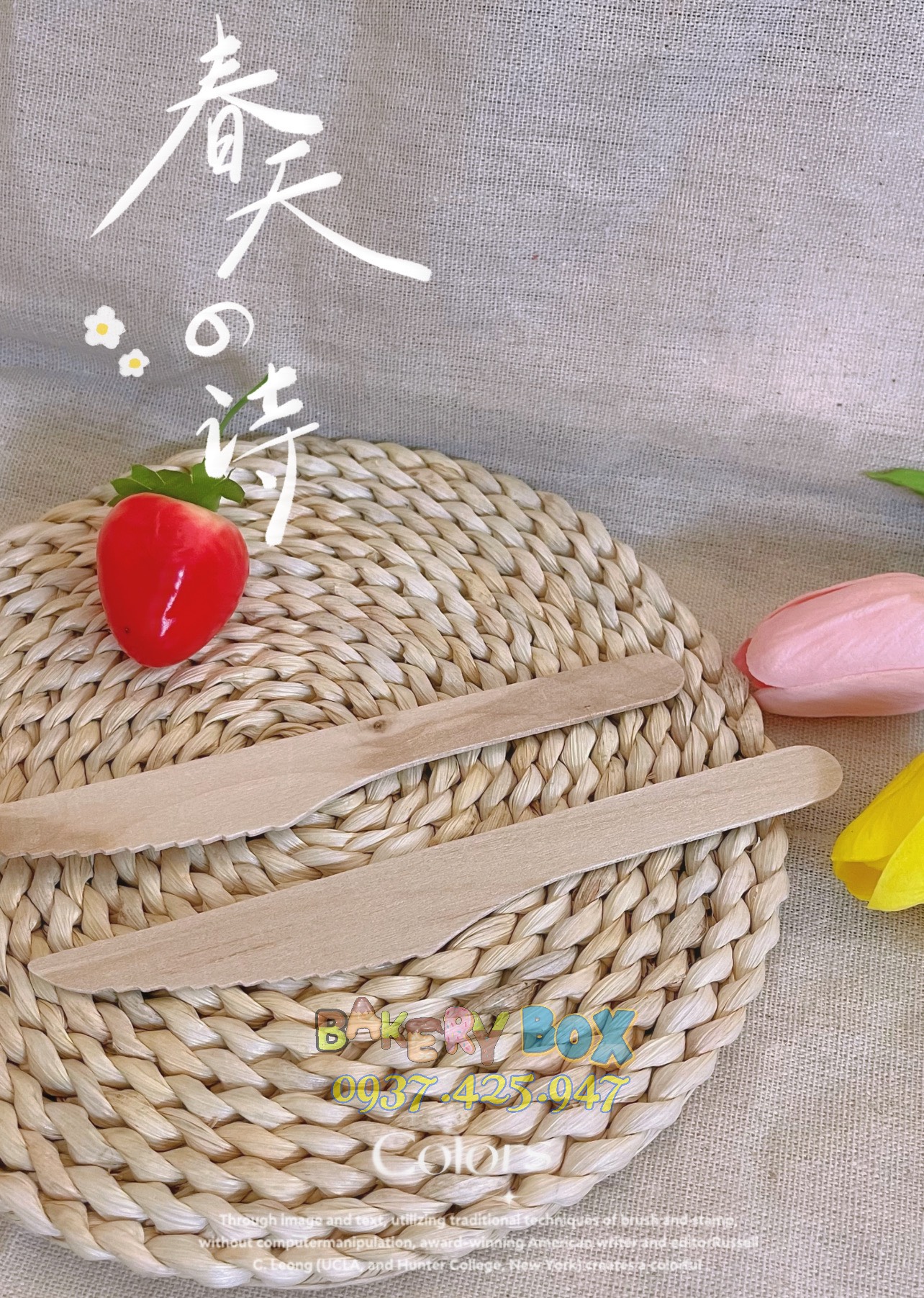 100 Dao Gỗ Cắt Bánh Kem