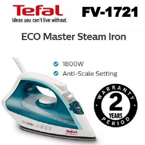tefal eco master steam iron fv1721