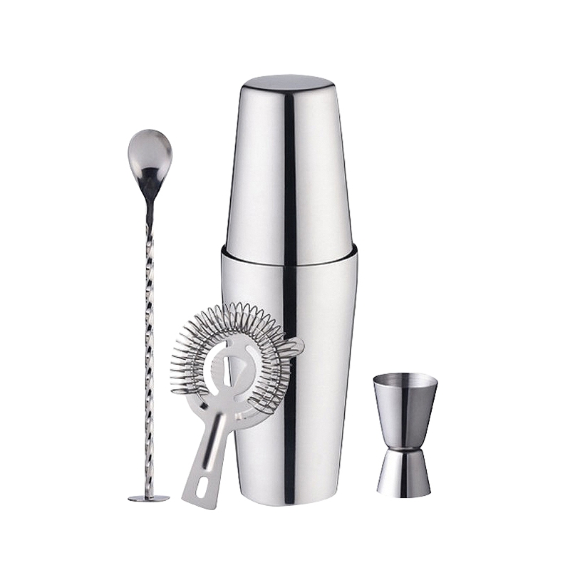 Bartender Set For Professional Bartenders And Family Bars,5 Piece Set Of Boston Cocktail Shaker