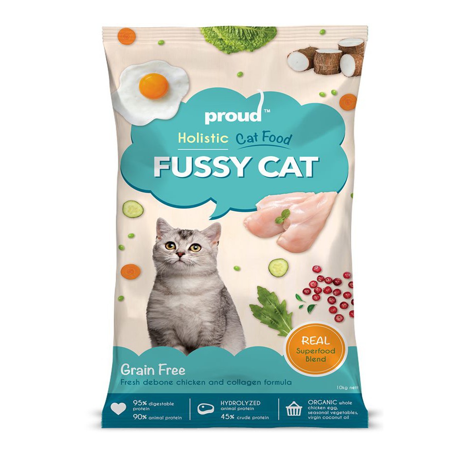 Proud Holistic Cat Dry Food 10kg | Lazada