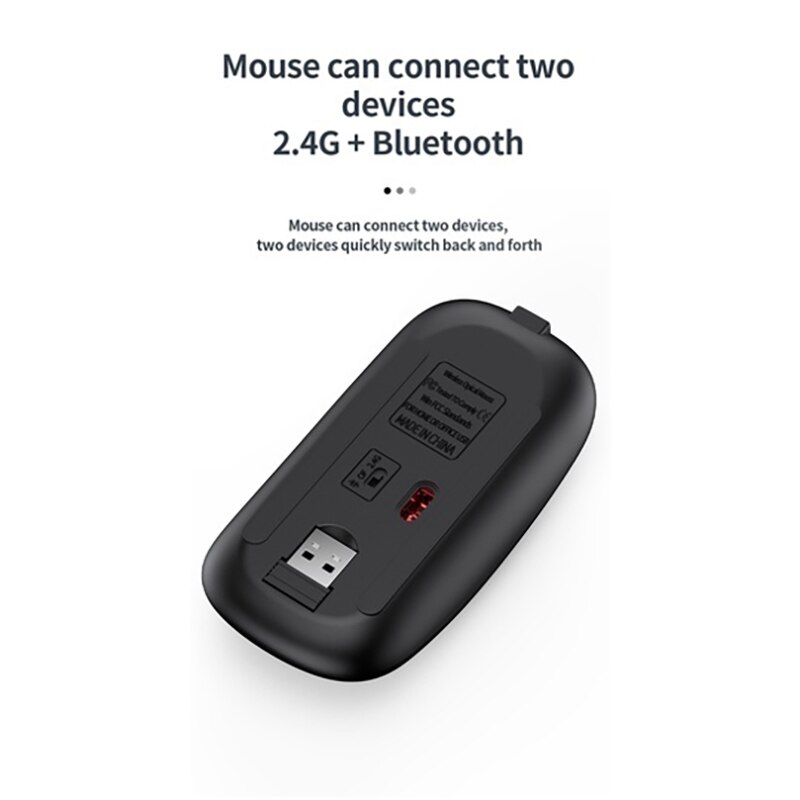 Bluetooth Wireless Keyboard And Mouse Three-Mode Full-Size Bluetooth Keyboard Mouse Set Multi-Device Rechargeable Keyboard Set