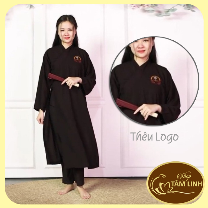 Áo tràng phật tử ( Vải kate) Nam & Nữ