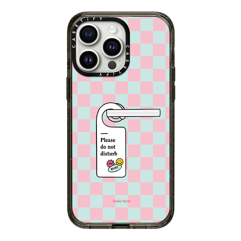 Casetify checkered pattern hard case for iphone 15 14 plus 11 12 13 pro 15pro max impact clear acrylic cover