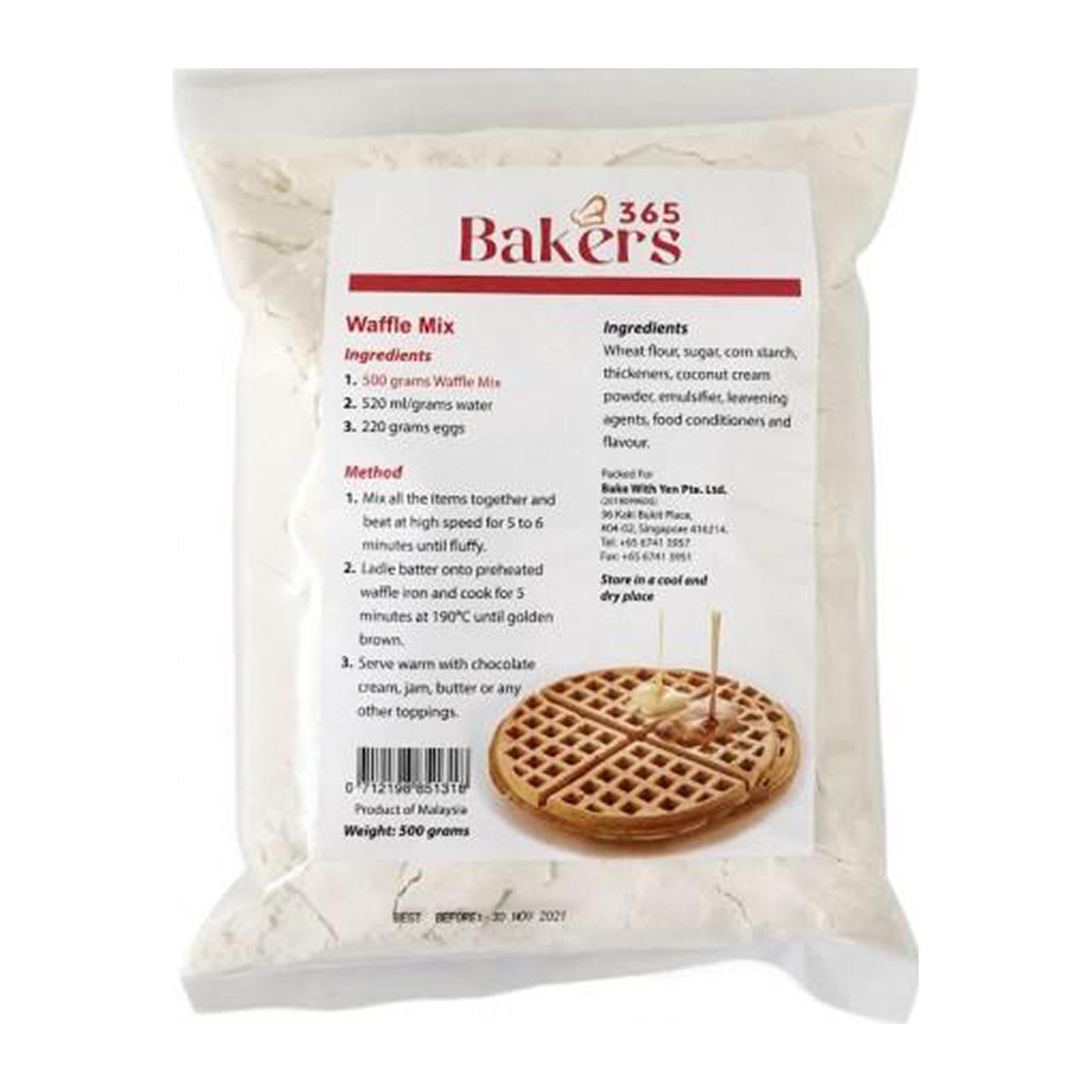 Bake With Yen Bakers 365 Waffle Mix 500G Lazada Singapore