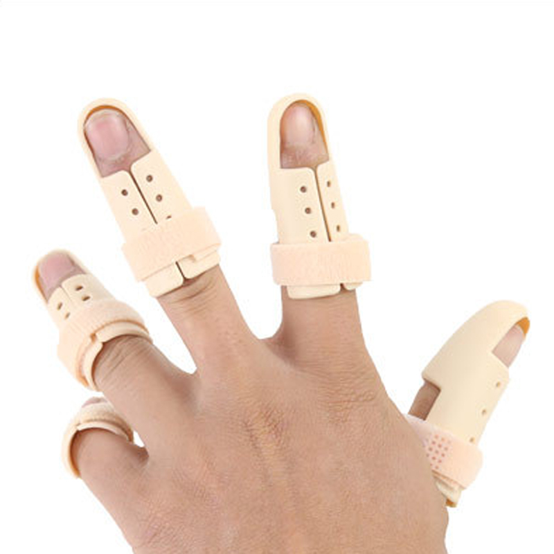 HOT 5PCS/set Finger Splint Corrector Adjustable Finger Support ...