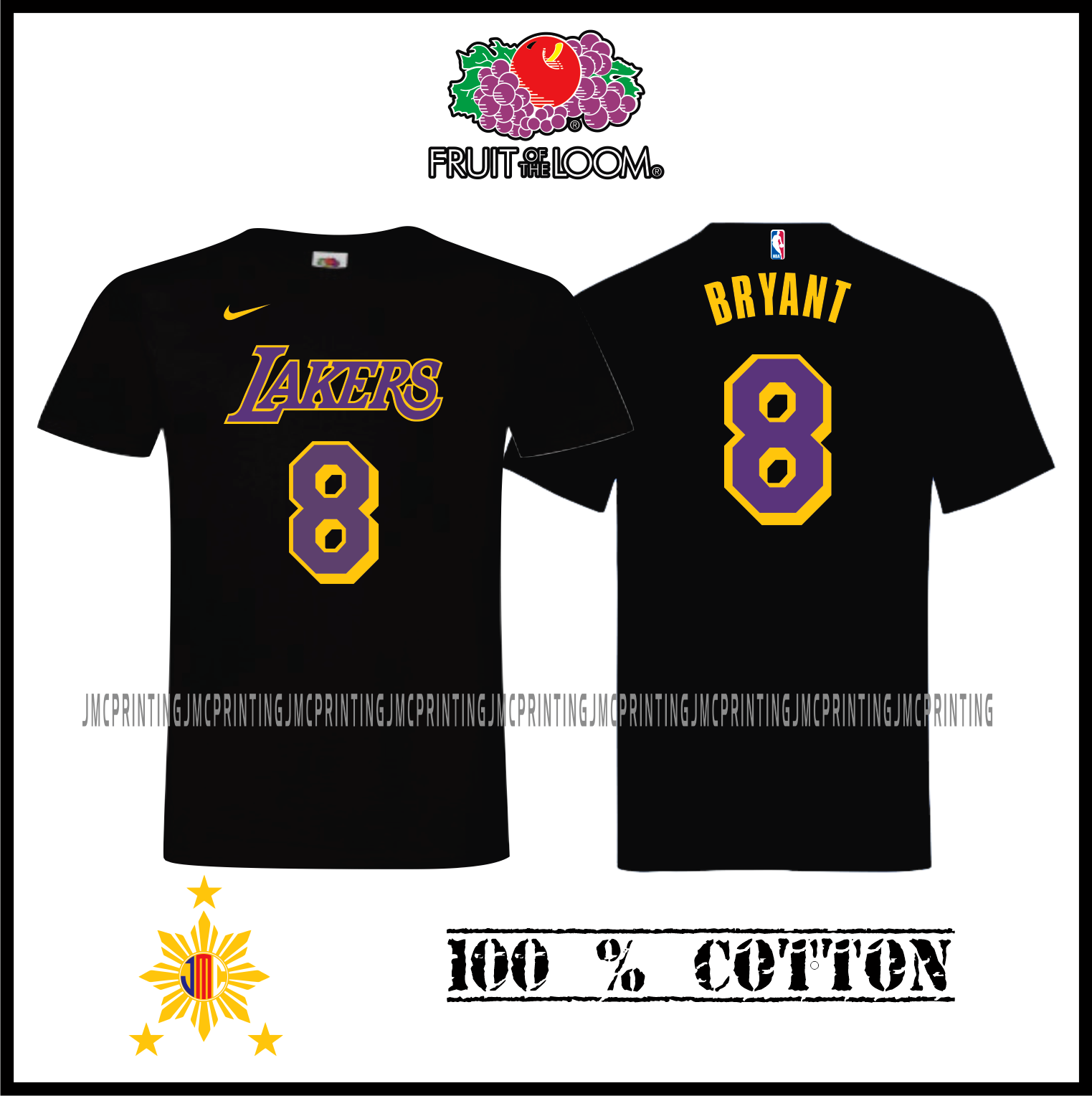 kobe bryant 8 t shirt