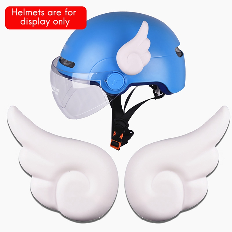 1 Pair Helmet Angel Wings Decoration for Snowboarding Skiing Biking