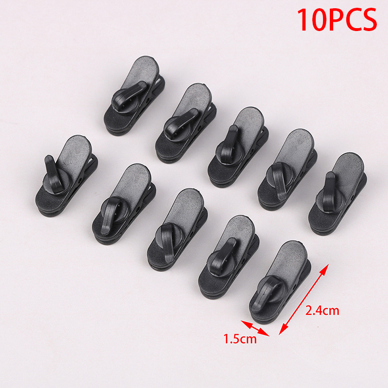 Zhoutt 10 cái kẹp dây cáp tai nghe kẹp dây cổ áo kẹp sắp xếp