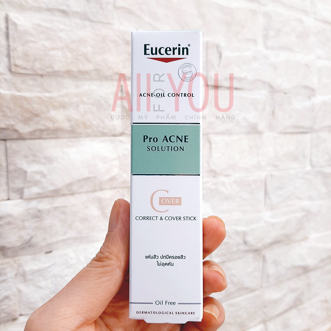 [HCM] [TEM CTY] EUCERIN Pro Acne Solution Correct & Cover Stick 2G - Bút Che Khuyết Điểm Da Mụn.