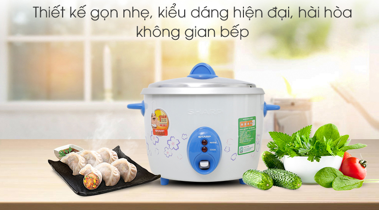Nồi cơm điện Sharp 1.8 lít KSH-D19V ( Hàng trưng bày )