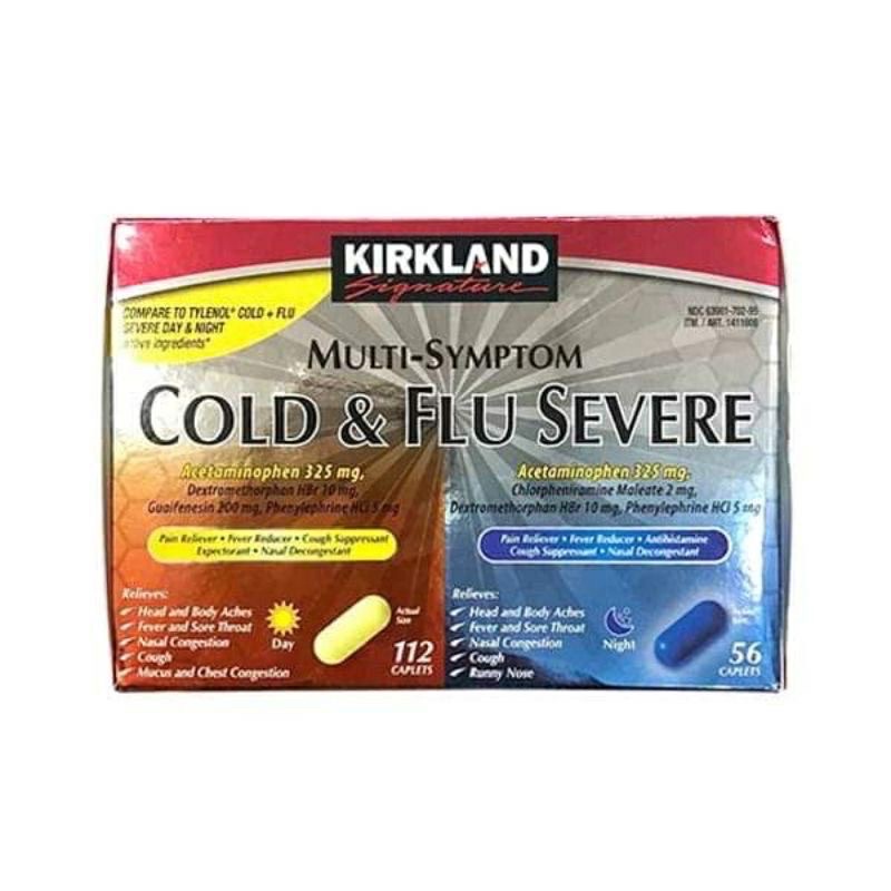 Viên uống kirkland signature cold & flu severe multi symptom - hộp 168 - sản phẩm chất lượng cao, được yêu thích săn đón trên thị trường hiện nay, hàng đảm bảo dùng siêu thích mời khách yêu trải nghiệm