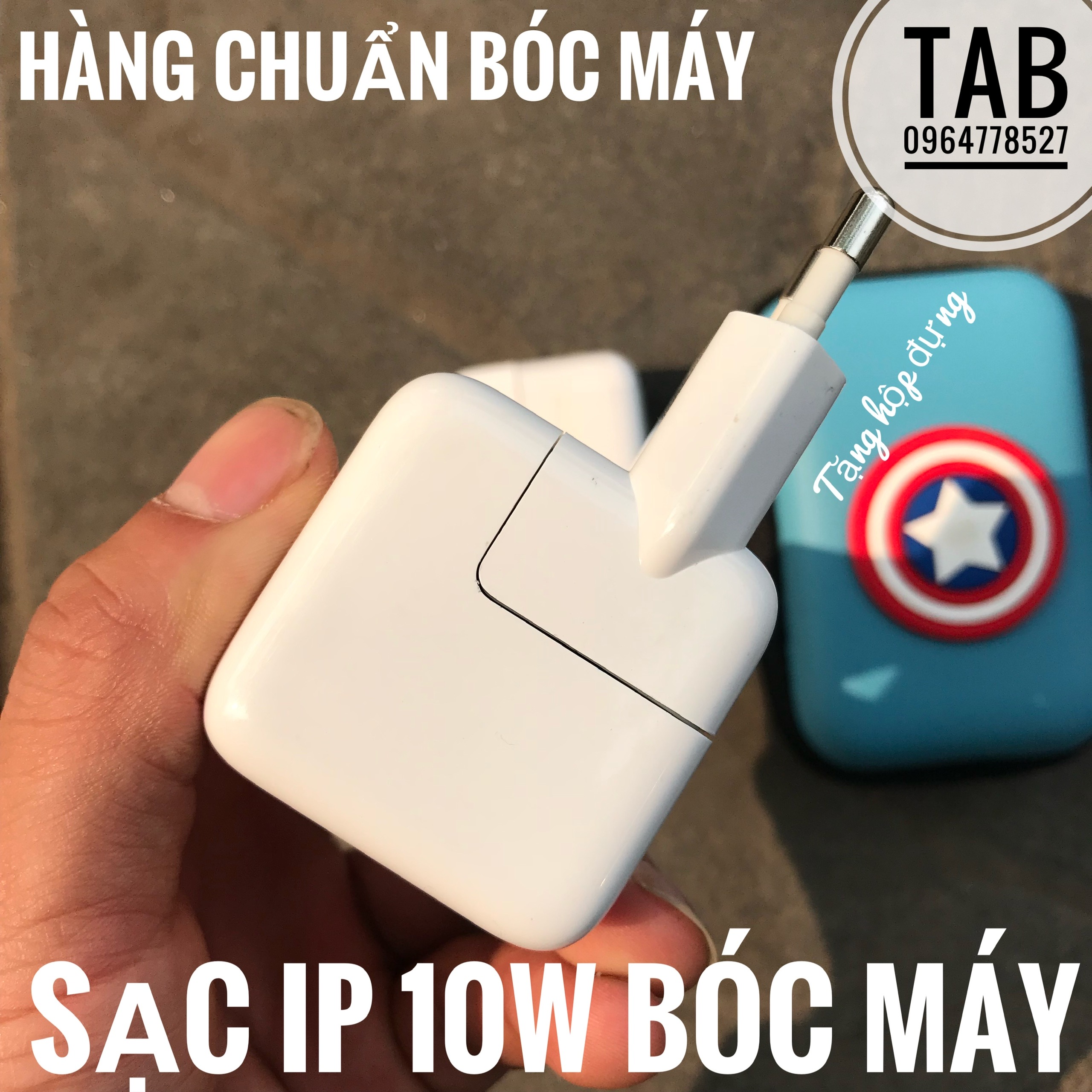 Củ Sạc IPad 10W Zin Bóc Máy (TẶNG HỘP ĐỰNG) - Bảo hành 12 tháng 1 đổi 1