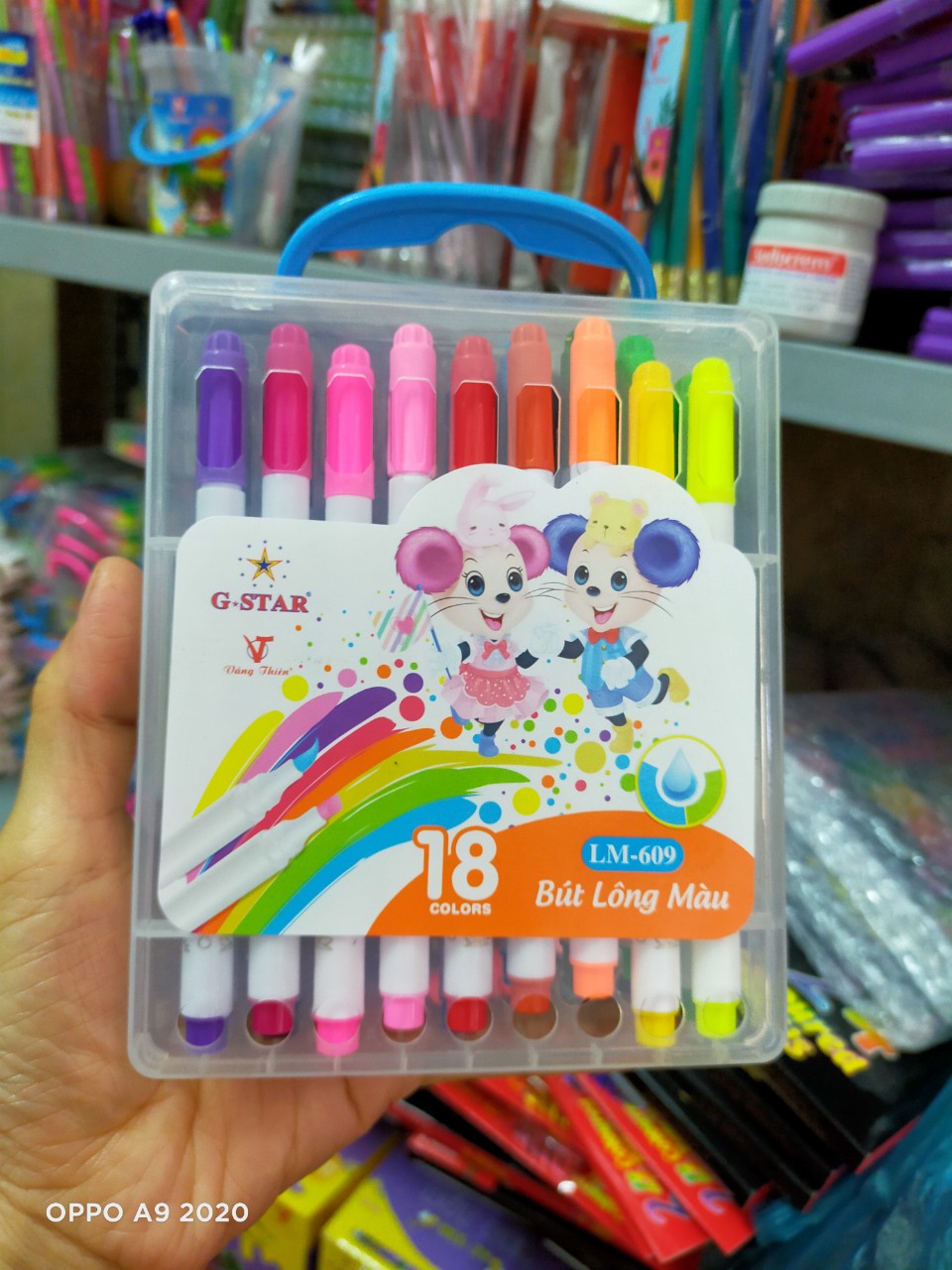 Bút lông màu 609-18 màu gstar