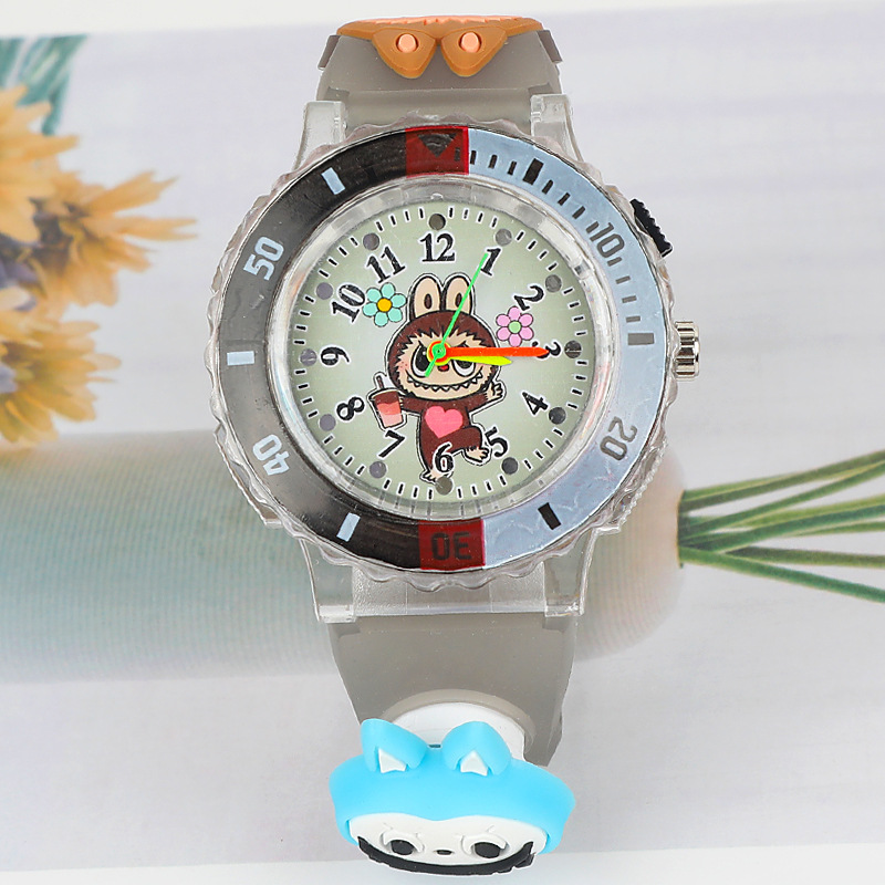 Children's Watch with Cartoon 3D Strap, LED Quartz Watch for Boys and ...