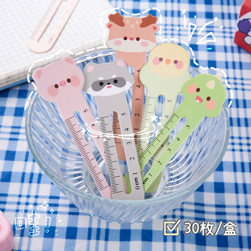 Fun Express Ruler Bookmarks 【InnovateWorld】30 Pcs Animal Funny Bookmarks Cartoon Cute Bookmarks ...