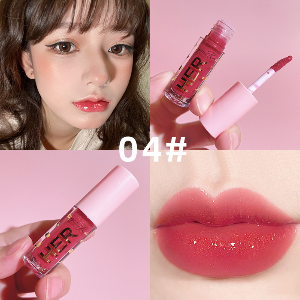 Erya Shop Her Lip Glow Lip Gloss Glitter Lipstick Liquid Dragon Ranee