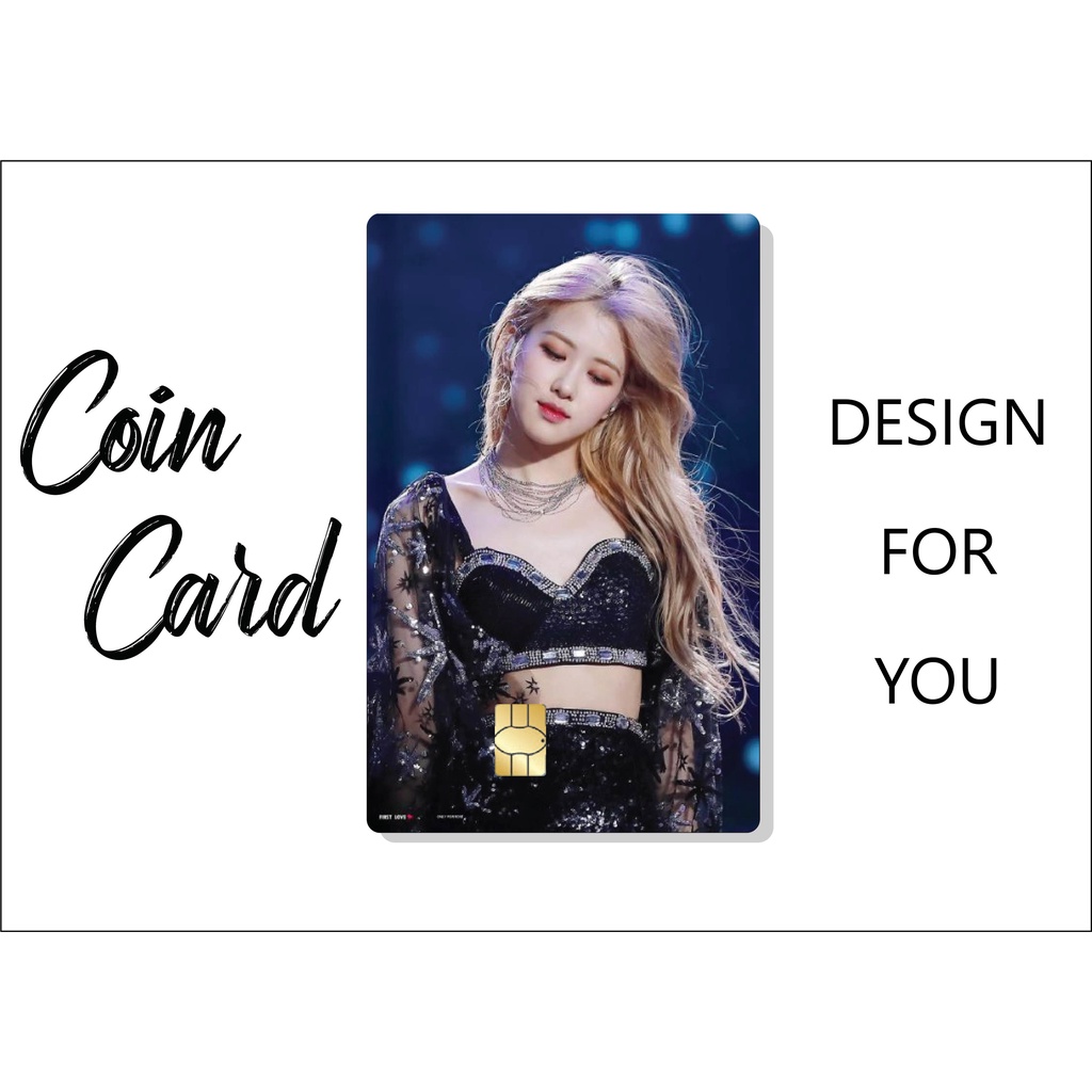 BLACKPINK'S SKINCARD (🎟️ Miếng dán Thẻ ATM, debit, thẻ từ, thẻ chung cư, bảo vệ thẻ) | Dán thẻ ATM COINCARD