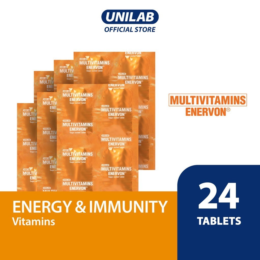 Unilab Enervon Multivitamins 24 Tablets Lazada PH