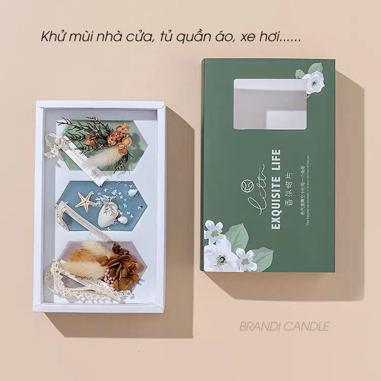 Set Sáp Thơm 3 Món Kèm Túi Xách Lịch Sự