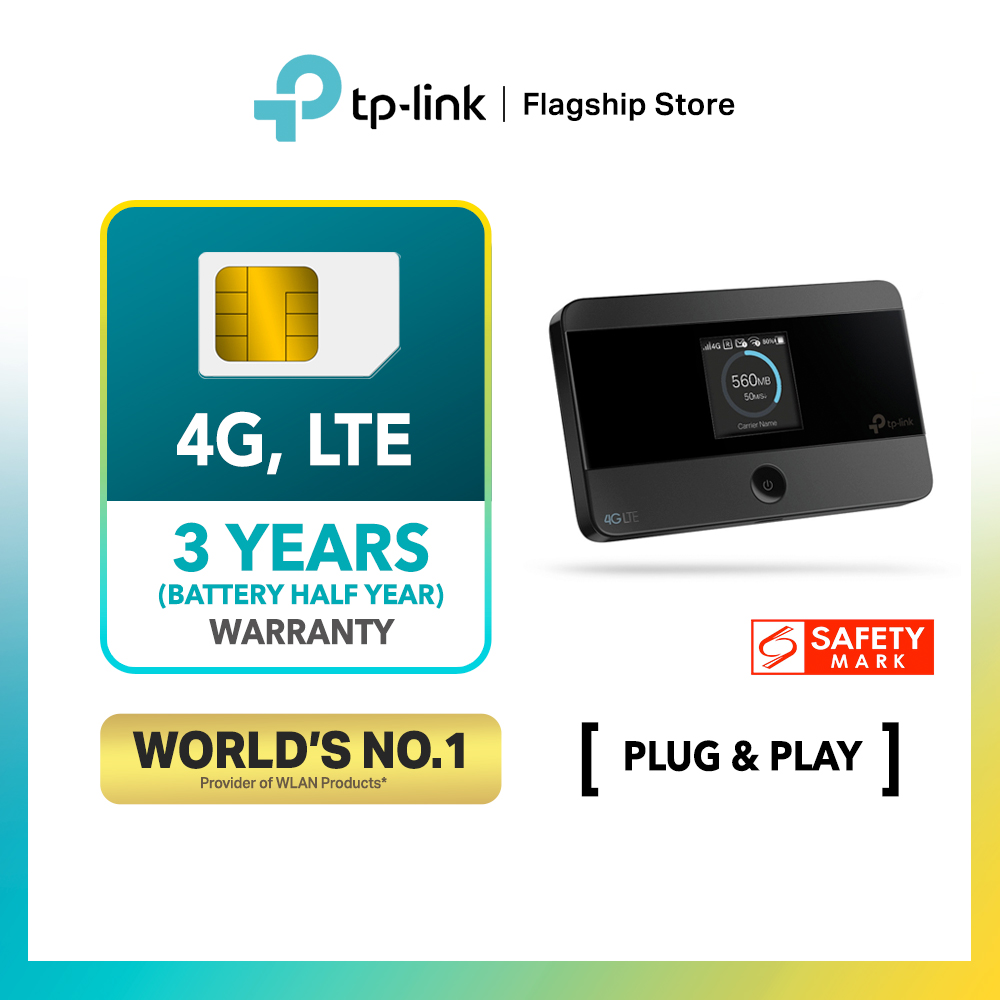 TP-LINK M7350 150 Mbps 3G/4G LTE Mobile Travel WiFi Router/MiFi