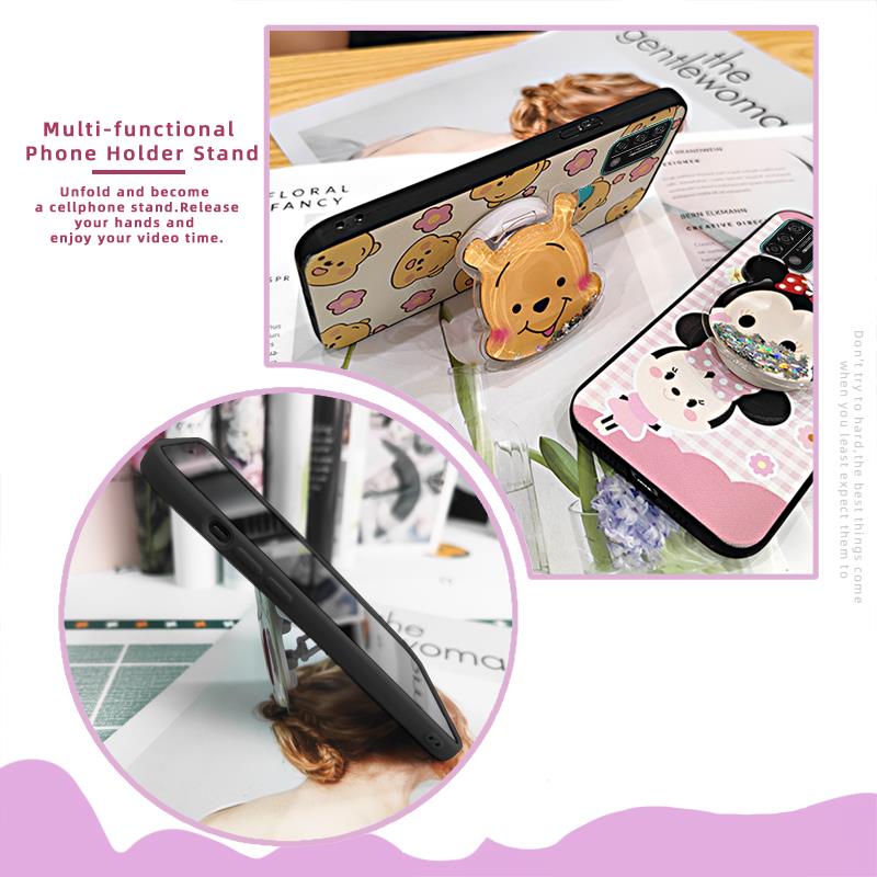 Rotatable%20stand%20quicksand%20Phone%20Case%20For%20UMIDIGI%20A9%20Kickstand%20Glitter%20Back%20Cover%20Fashion%20Design%20TPU%20Dirt-resistant%20cute%20-%20Image%202