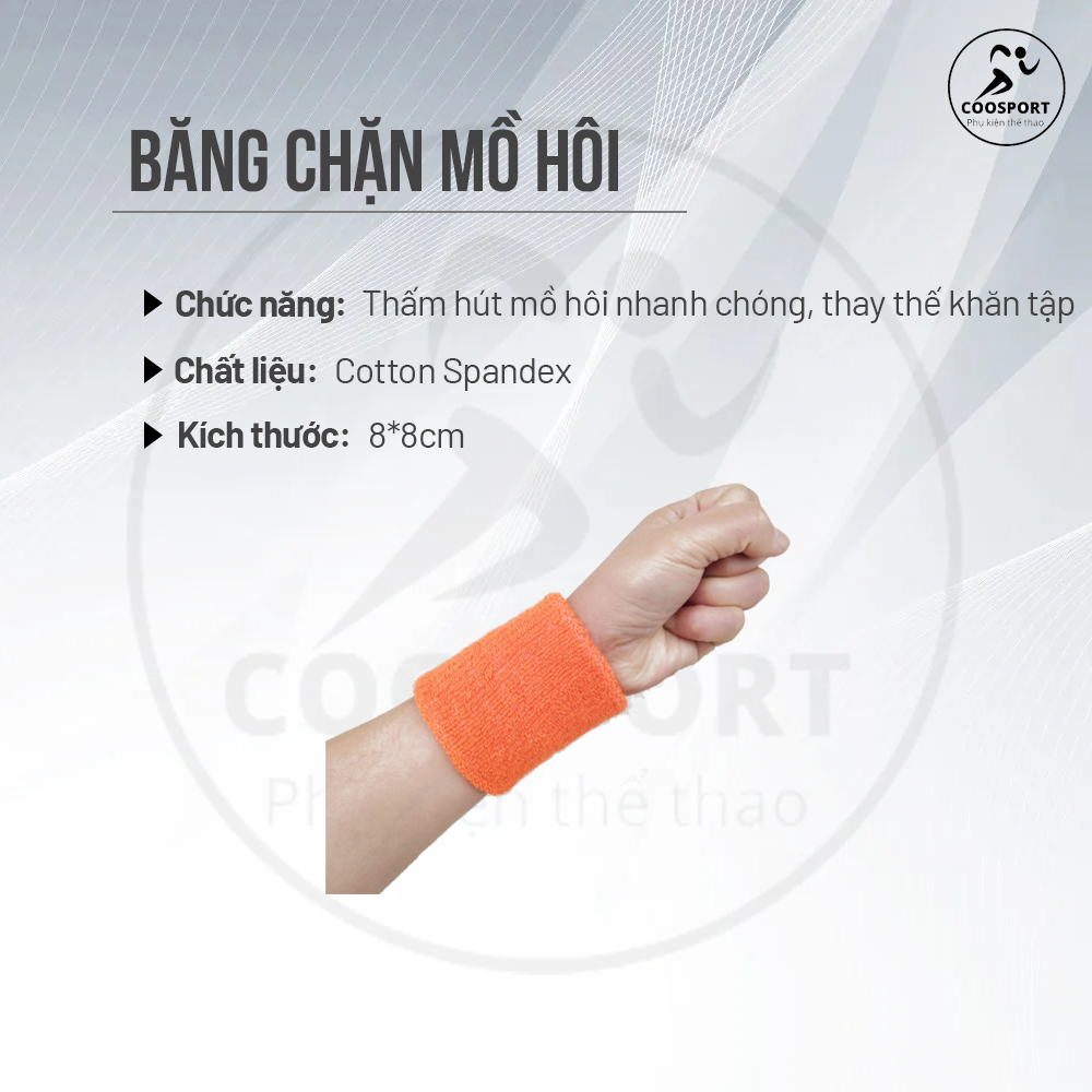 Băng Quấn Cổ Tay Thấm Mồ Hôi