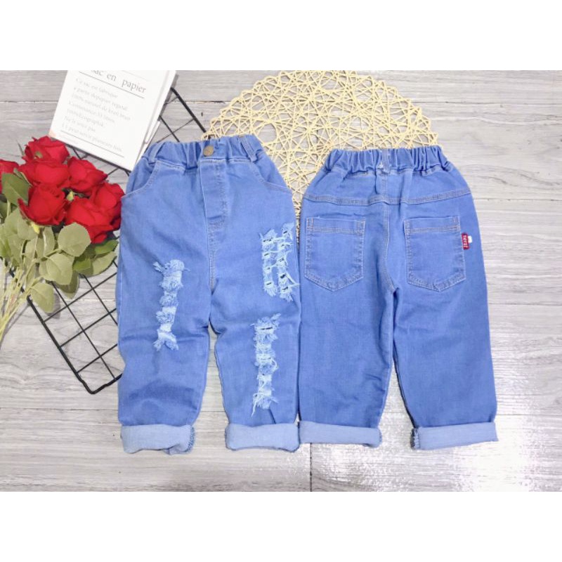 Quần bò rách (Q04) cho bé 10-20kg