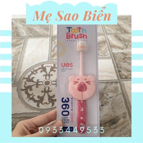 Bàn chải đánh răng xoay 360 độ cho bé
