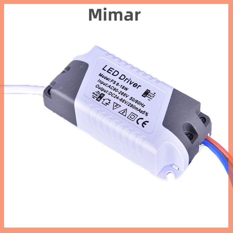 🔥🔥🔥【Fast Shipping】 LED Driver 8 12 15 18 21W Power Supply Dimmable Transformer Waterproof LED Light