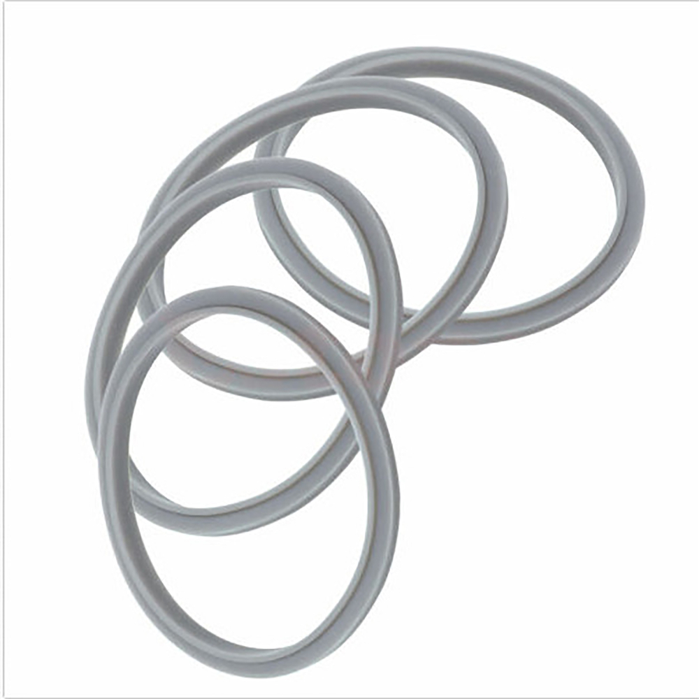 Wire Dia=2.0mm O-Ring White Food Grade Silicone Sealing Gasket,O.D=5mm