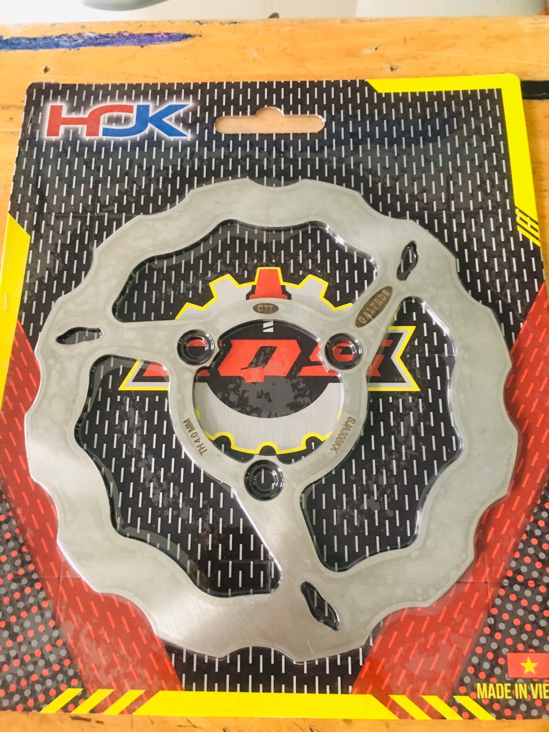 Đĩa thắng sau Raider/Satria size đĩa 220mm