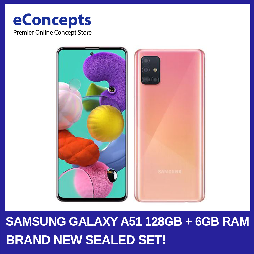 Samsung Galaxy A51 128gb 6gb Brand New Sealed Set Lazada Singapore