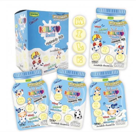 HCM - Kẹo sữa bò Milk Tablet 18g Thái Lan